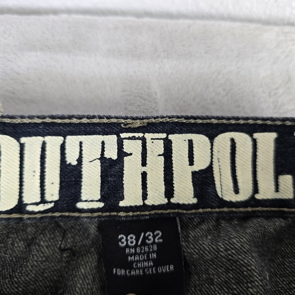 Southpole Jeans Mens 38x32 Blue Straight Hip Hop Streetwear Skater Denim Y2K - Picture 4 of 15